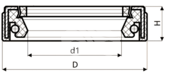 Сальник рулевой рейки HAZ1451