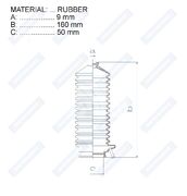 Пыльник рулевой рейки RDZ0258MG