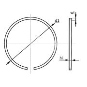 Поршневое кольцо турбокомпрессора MUZ9101