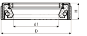 Сальник рулевой рейки HAZ0972