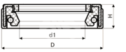 Сальник рулевой рейки HAZ1155