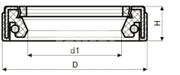 Сальник рулевой рейки HAZ0944