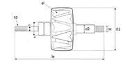 Ротор генератора AVB9746