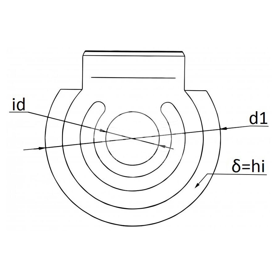 Дефлектор турбокомпрессора MUZ7002