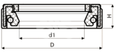 Сальник рулевой рейки HAZ1354