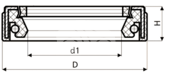 Сальник рулевой рейки HAZ1491