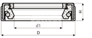 Сальник рулевой рейки HAZ0762