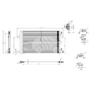 Радиатор кондиционера KRC1134