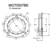 Геометрия турбокомпрессора MGT0507