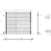 Радиатор кондиционера KRC1226