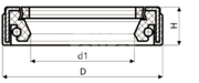 Сальник рулевой рейки HAZ1415