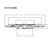 Задняя пластина MVT0305